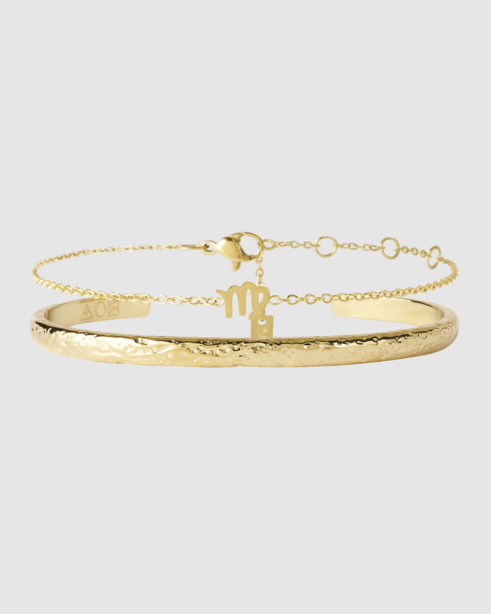 Mini Zodiac Bracelet Stack - Gold
