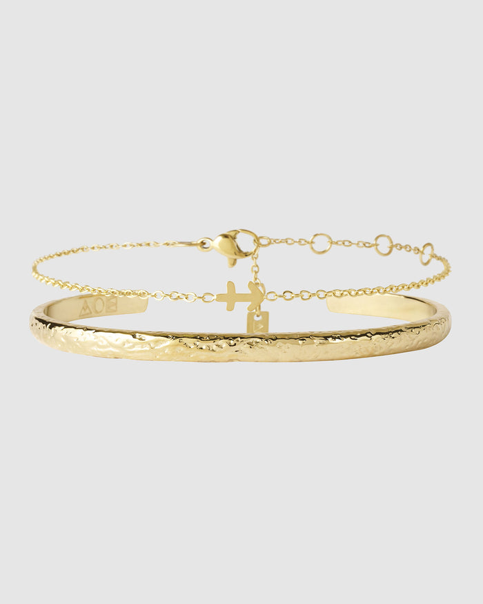 Mini Zodiac Bracelet Stack - Gold