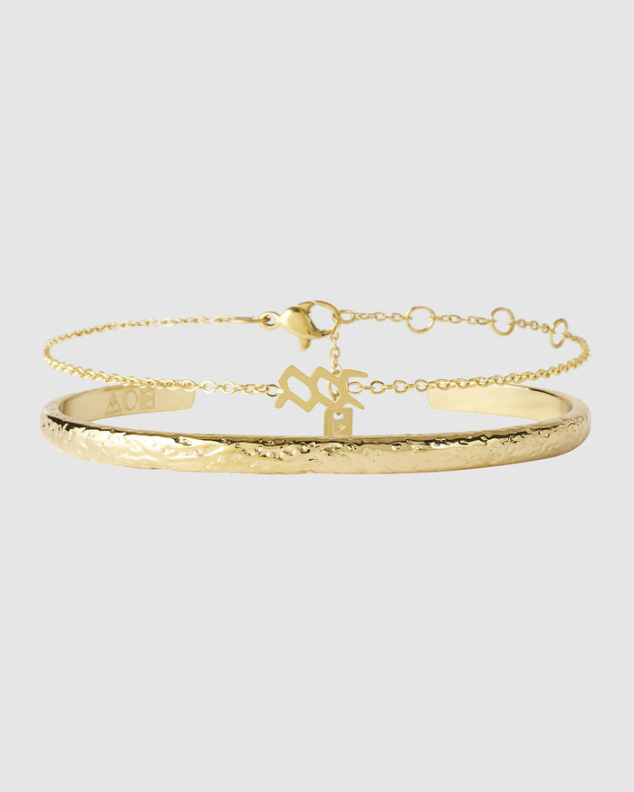 Mini Zodiac Bracelet Stack - Gold