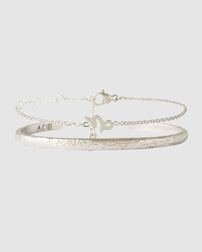 Mini Zodiac Bracelet Stack - Silver
