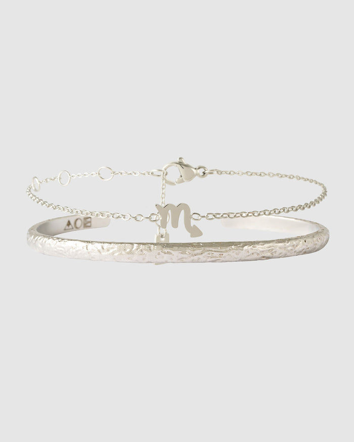Mini Zodiac Bracelet Stack - Silver