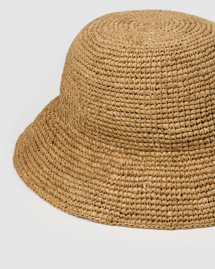 Mirabel Bucket Hat - Dark Natural