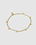 Natalia Gold Anklet - Ocean