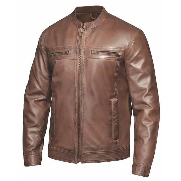 Nevada - Men's Premium Leather Motorcycle Jacket
