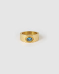 Neve Gold Ring - Sapphire