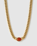 Odette Necklace - Red Agate
