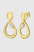 Organic Drop Earrings