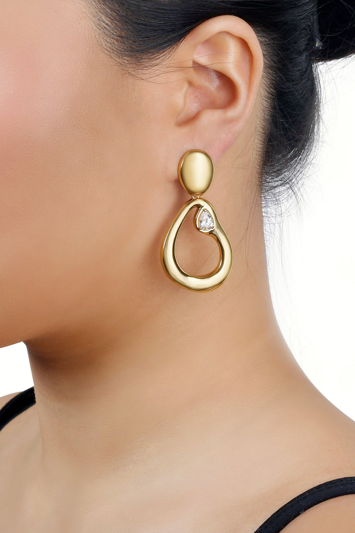 Organic Drop Earrings