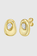Organic Stud Earrings
