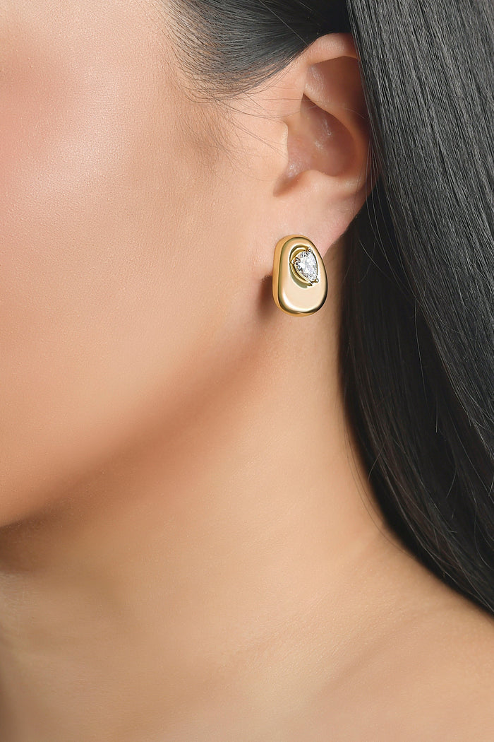 Organic Stud Earrings