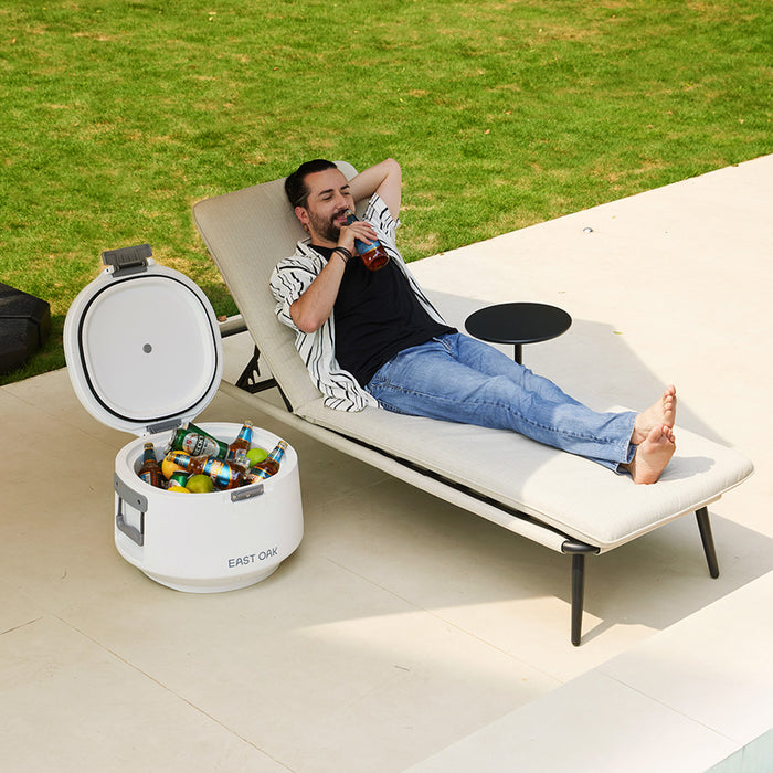 Outdoor Chaise Lounge Chair with Cushion