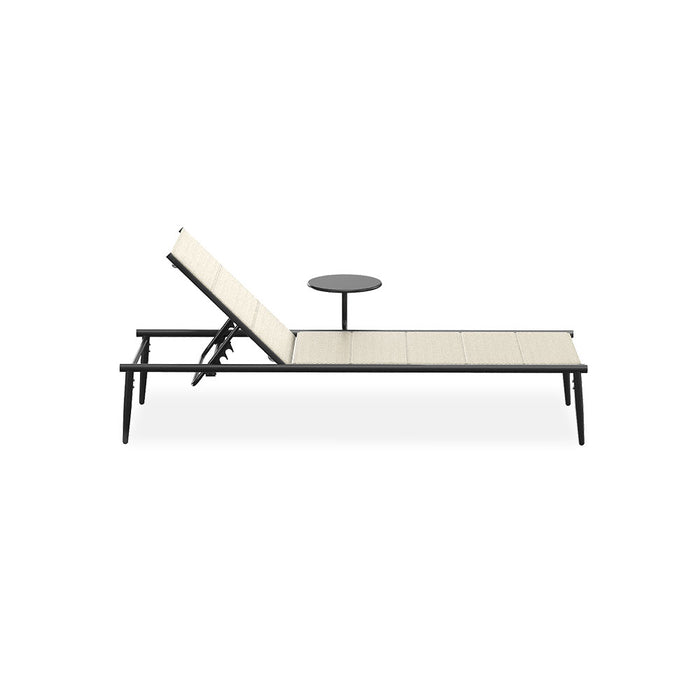 Outdoor Chaise Lounge Chair with Textilene