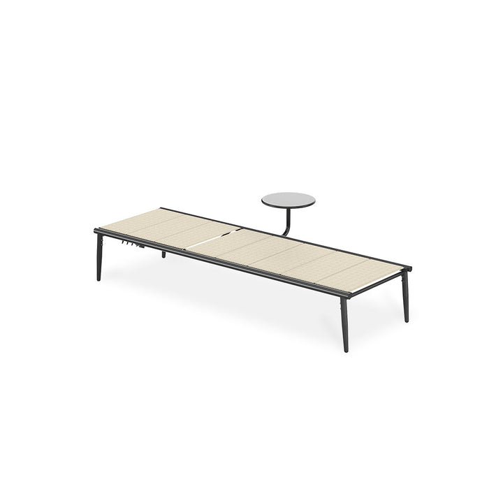 Outdoor Chaise Lounge Chair with Textilene