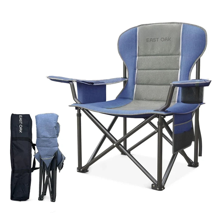 Oversized Camping Chair Blue