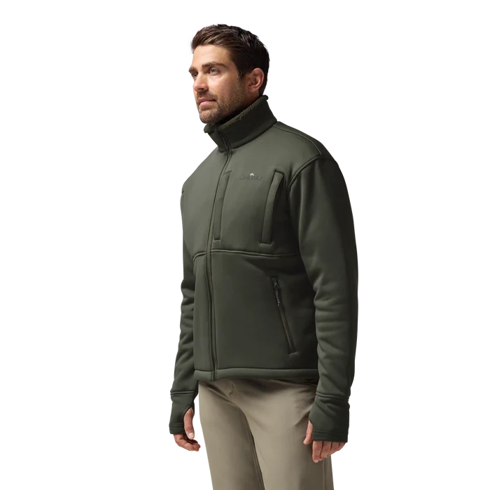 Over/Under Jacket in Cypress, on model #cypress