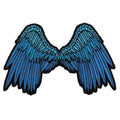 P32 Small Beautiful Angel Wings Blue Patch