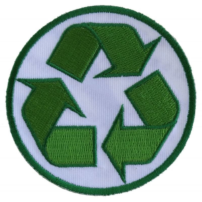 P543 Recycle Sign Novelty Iron on Patch