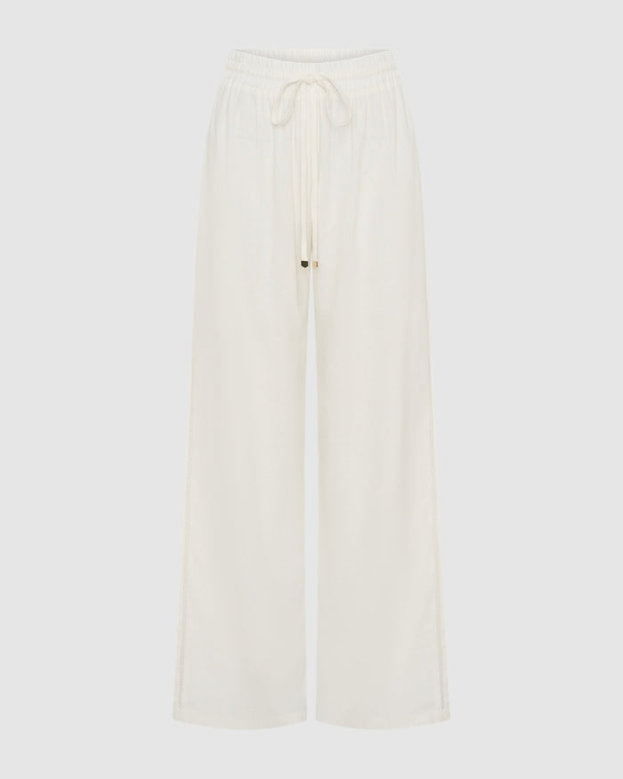 Palazzo Pants - White