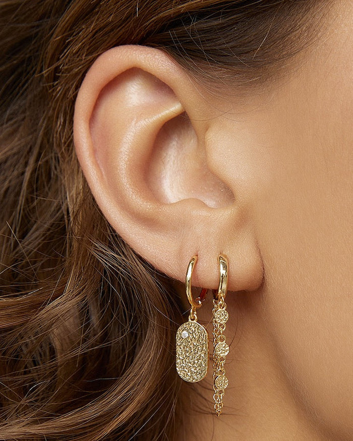 Paloma Gold Huggie Earrings