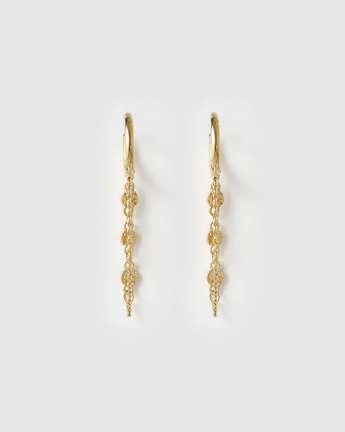 Paloma Gold Huggie Earrings
