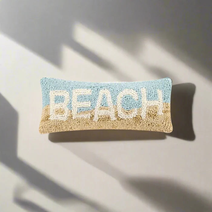 Pastel Beach Beach Mini Hook Pillow