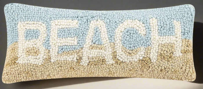 Pastel Beach Beach Mini Hook Pillow