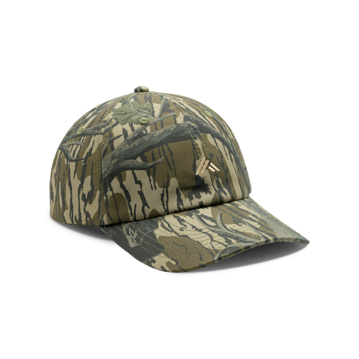 Patch Logo Cotton Camo Cap in Mossy Oak Original Treestand, front view #mossy_oak_original_treestand