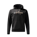 Performance Hoodie in Heather Black, front view #heather_black