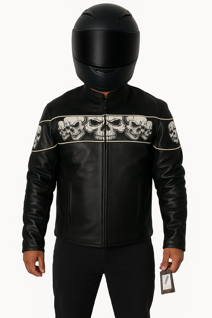 Phantom - Men's Premium Leather motorcycle Jacket