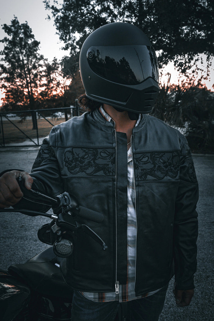 Phantom - Men's Premium Leather motorcycle Jacket