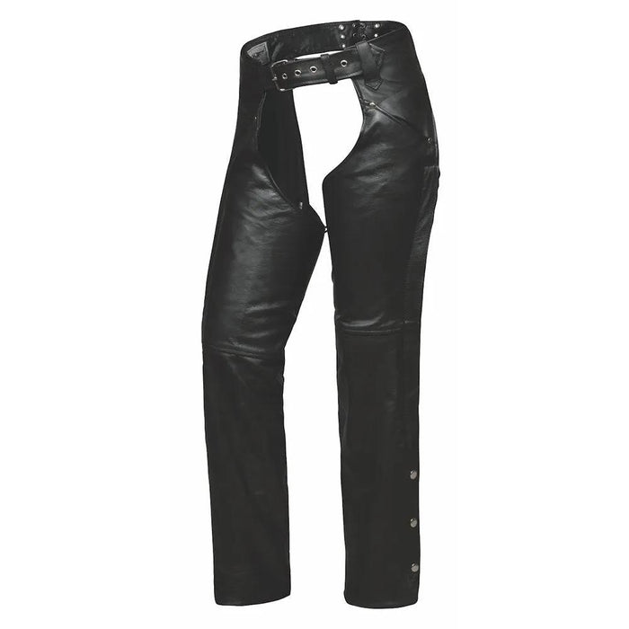 Phoenix - Women's Leather Motorcycle Chaps with Lacing