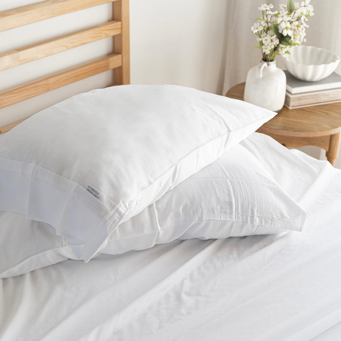 White Cloud Pillowcase Set #color_white-cloud