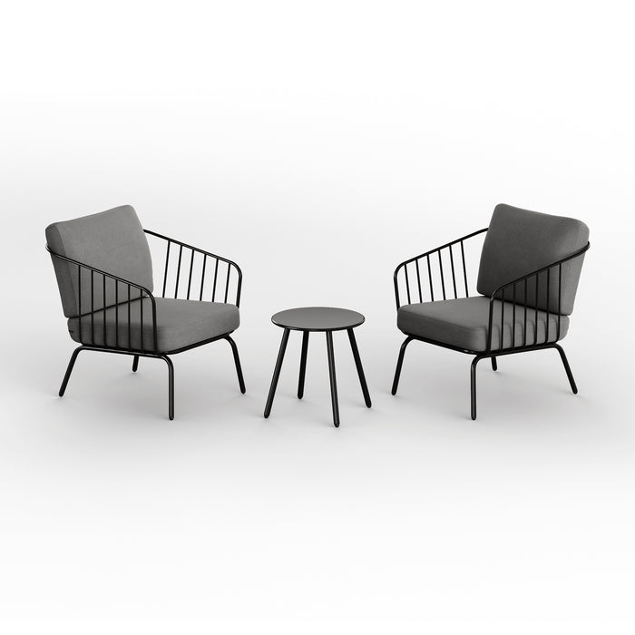 Plaza 3-Piece Outdoor Patio Bistro Set