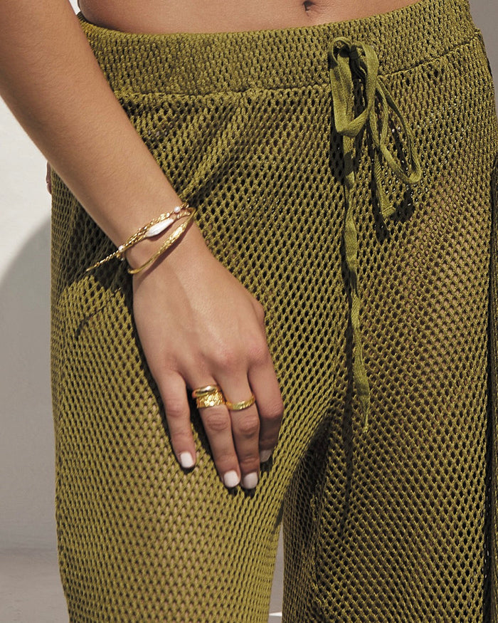 Positano Pants - Pistachio