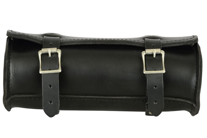 Premium Large Leather Round Tool Bag
