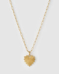 Queen Of Hearts Gold Necklace