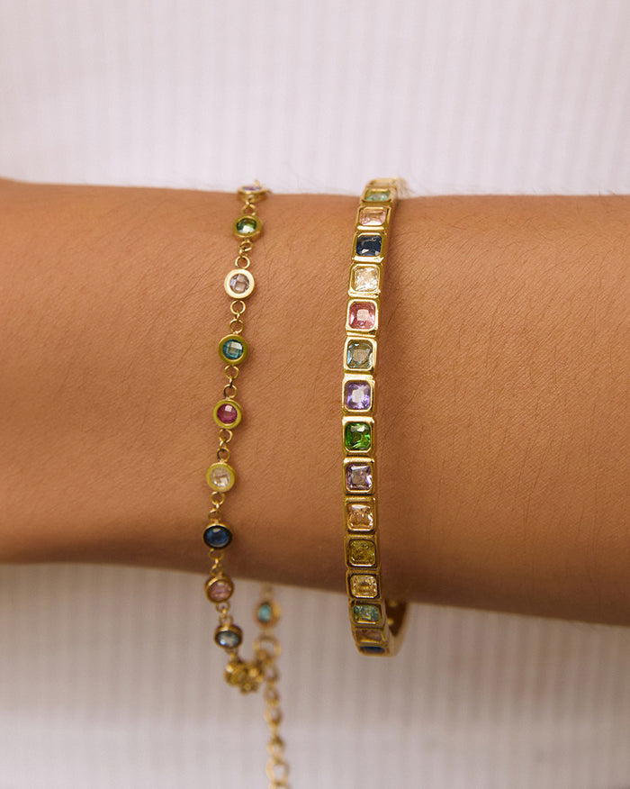 Quinn Gold Cuff - Multi