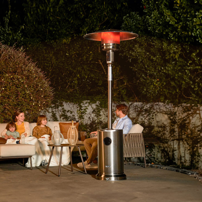 RADIATE 50,000 BTU Propane Patio Heater with Round Table