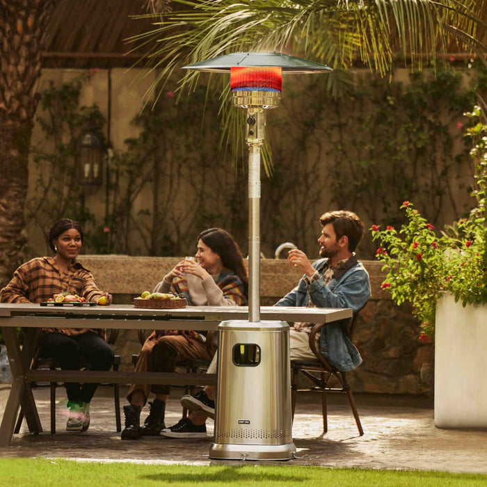 RADIATE 50,000 BTU Propane Patio Heater with Square Table