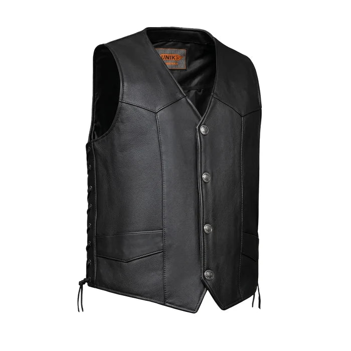 Rancher - Men's Ultra Leather Motorcycle Vest