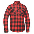 Redline - Men's Long Sleeve Motorcycle Flannel Shirt