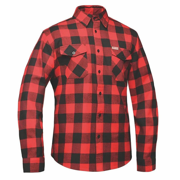 Redline - Men's Long Sleeve Motorcycle Flannel Shirt