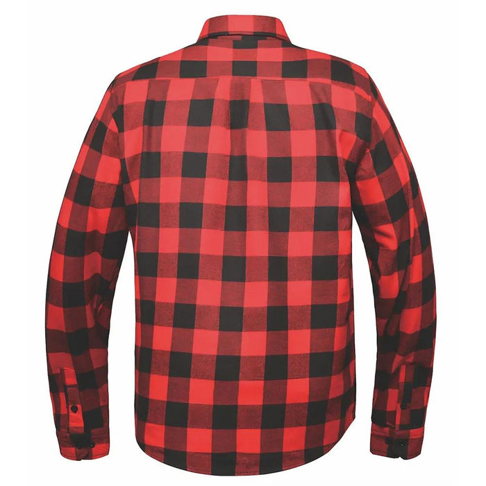 Redline - Men's Long Sleeve Motorcycle Flannel Shirt