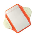 Reflective Bright Orange Arm Badge Holder with Glow-in-the-Dark Tabs