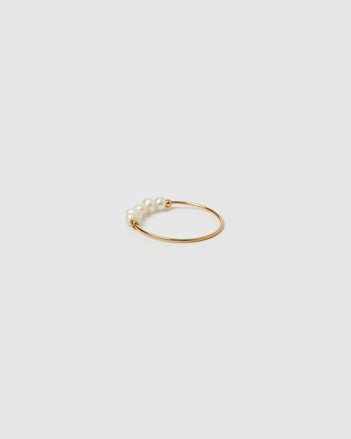 Remi Gold and Pearl Ring
