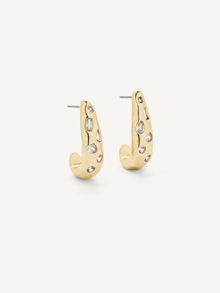 Olive & Piper Ren Hoops - Gold
