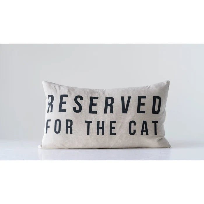 Reserved For The Pet Cotton Pillow