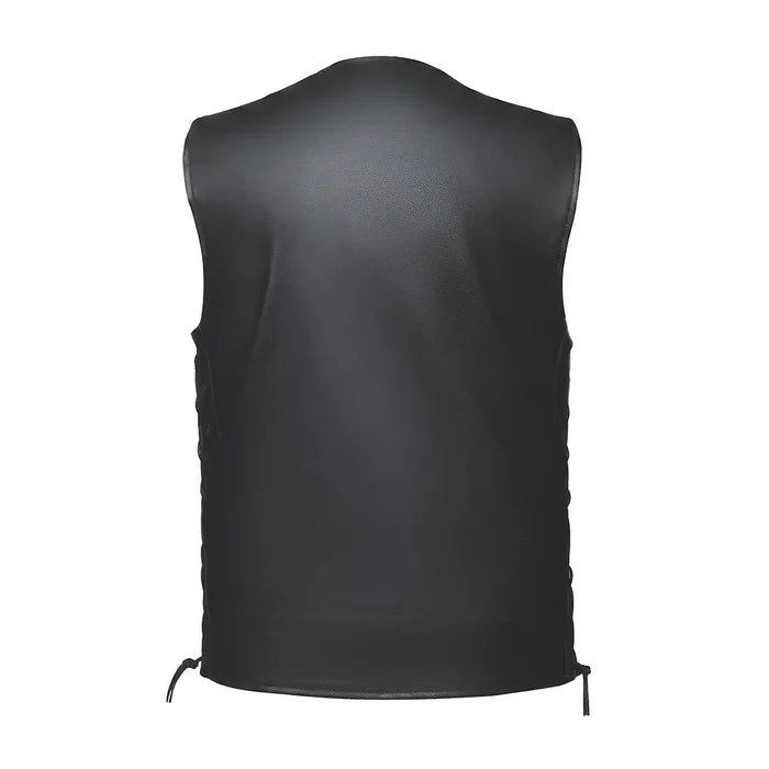 Rifleman - Men's Premium Leather Motorcycle Vest