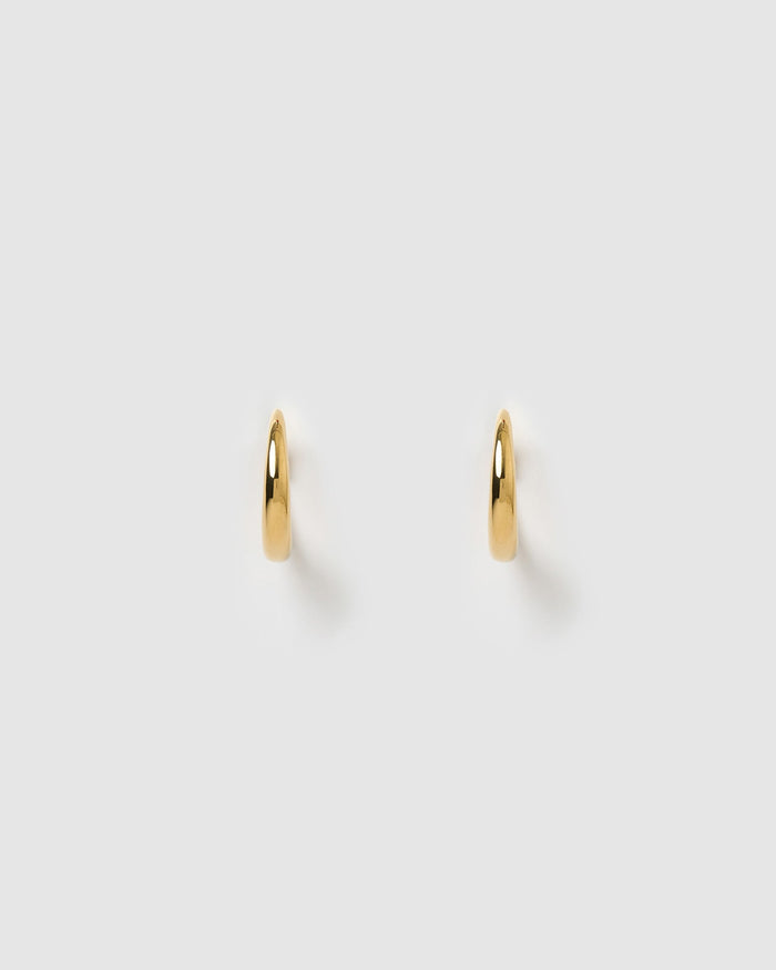 Riley Gold Hoop Earrings - Small