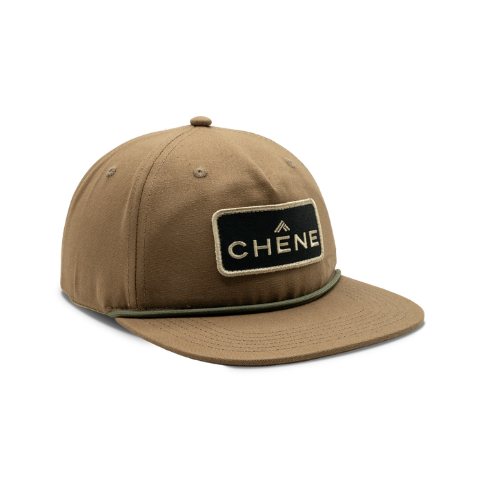 Rope Patch Cap in Tobacco, front view #tobacco
